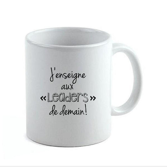 Décalque de vinyle - J'enseigne aux "LEADERS" de demain !