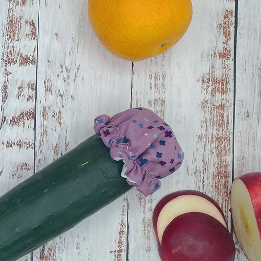Couvre-Légumes Réutilisables - Remplace pellicule de plastique – Collection Lilas