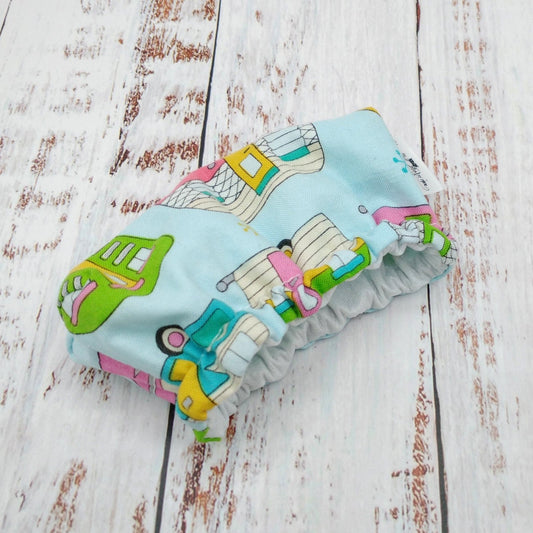 Couvre-Fromage - CAMPEURS/VR - Roulottes (Fond bleu)