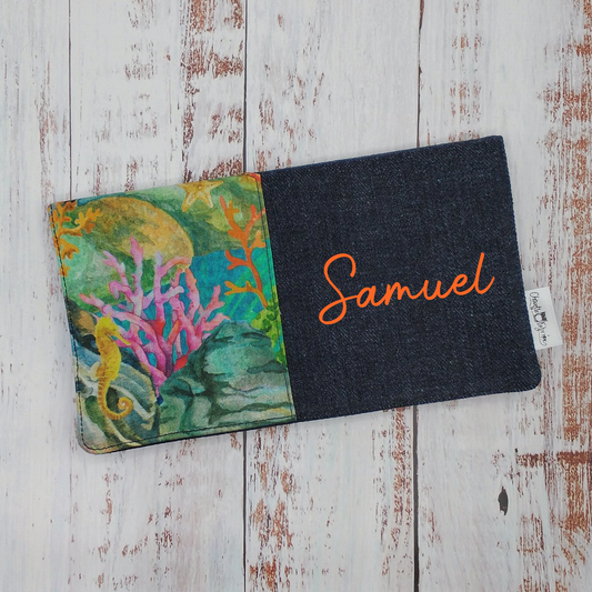 Protège-carnet de santé - Vaccination - Personnalisé - Animaux - Les fonds marin