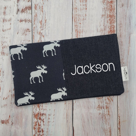 Protège-carnet de santé - Vaccination - Personnalisé - Animaux - Orignal