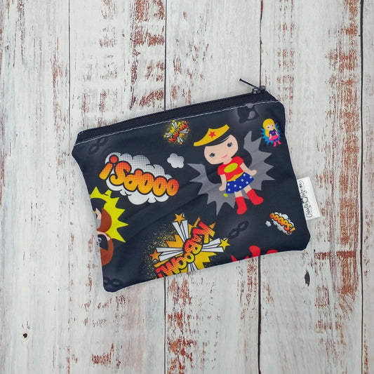 Sac réutilisable pour collation ou sandwich – Super héros Fille - Héroïnes