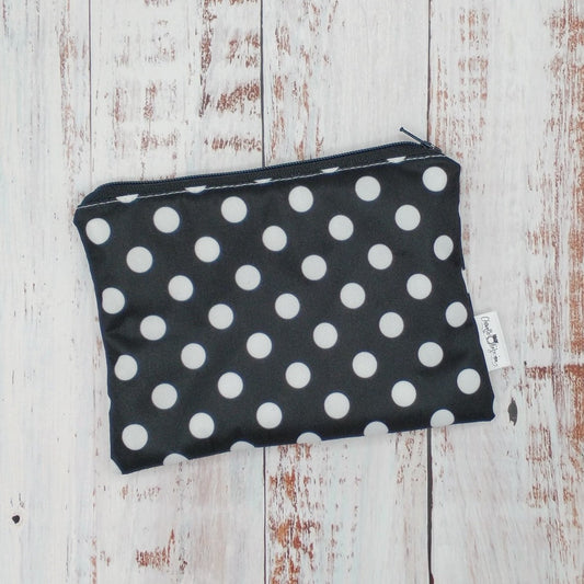 Sac réutilisable pour collation ou sandwich – Pois Noir et Blanc