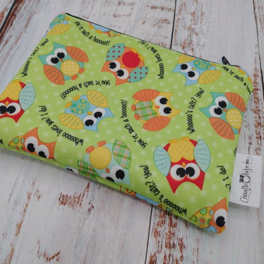 Sac réutilisable pour collation ou sandwich – Hiboux