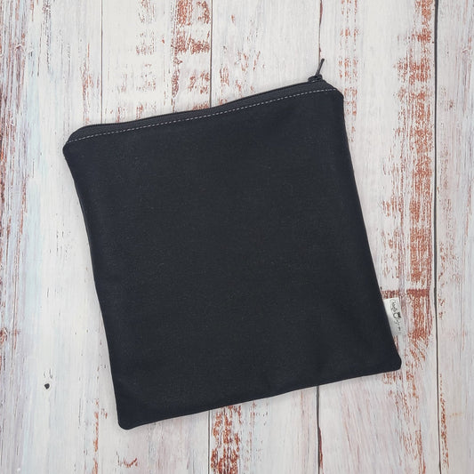 Sac réutilisable pour collation ou sandwich – Noir