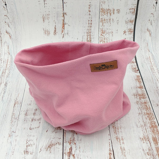 ENFANT - Cache-Cou (JERSEY) Printemps/Automne – Rose antique